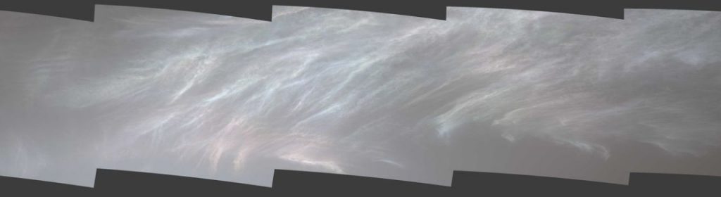 Curiosity captures rare, colorful clouds on Mars