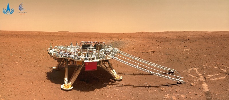 China&#8217;s Mars Rover Zhurong Just Snapped an Epic Self-Portrait on the Red Planet (photos)