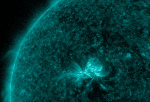 A Sunspot Larger Than Earth Begins to Activate