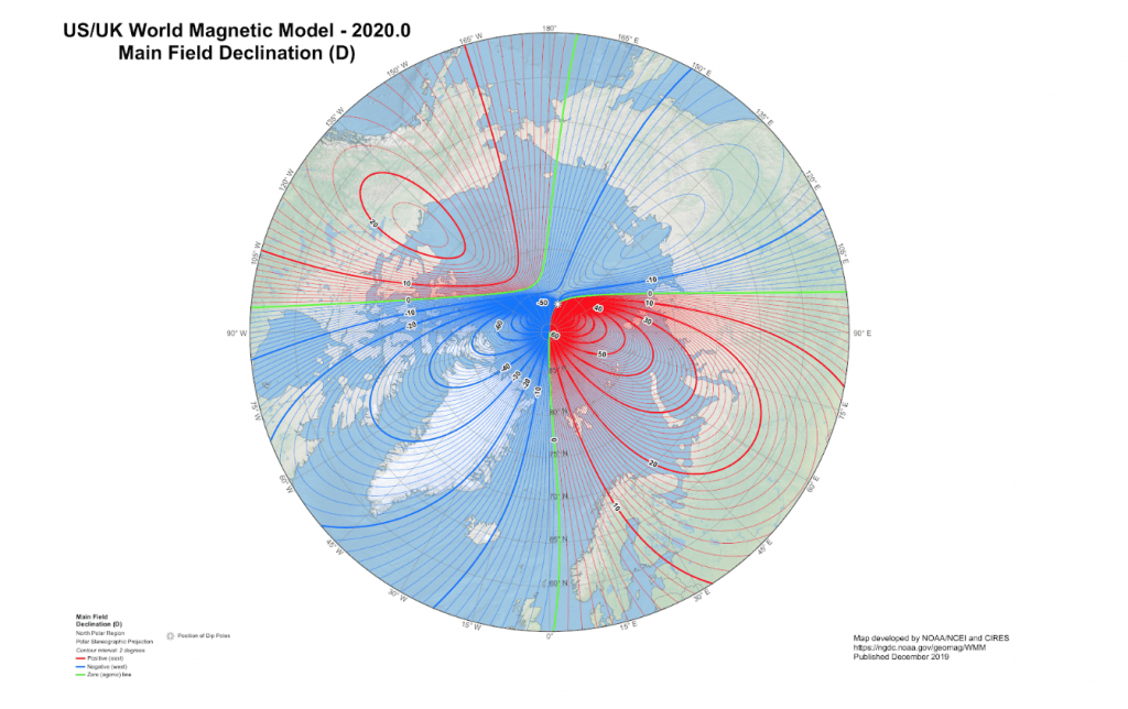 Earth&#8217;s Magnetic North Pole Continues Drifting, Crosses Prime Meridian