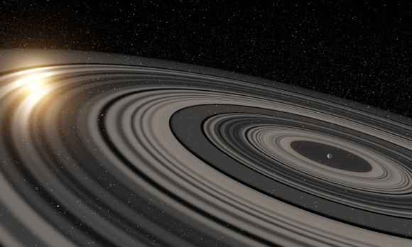 Planet Has Rings Larger Saturn